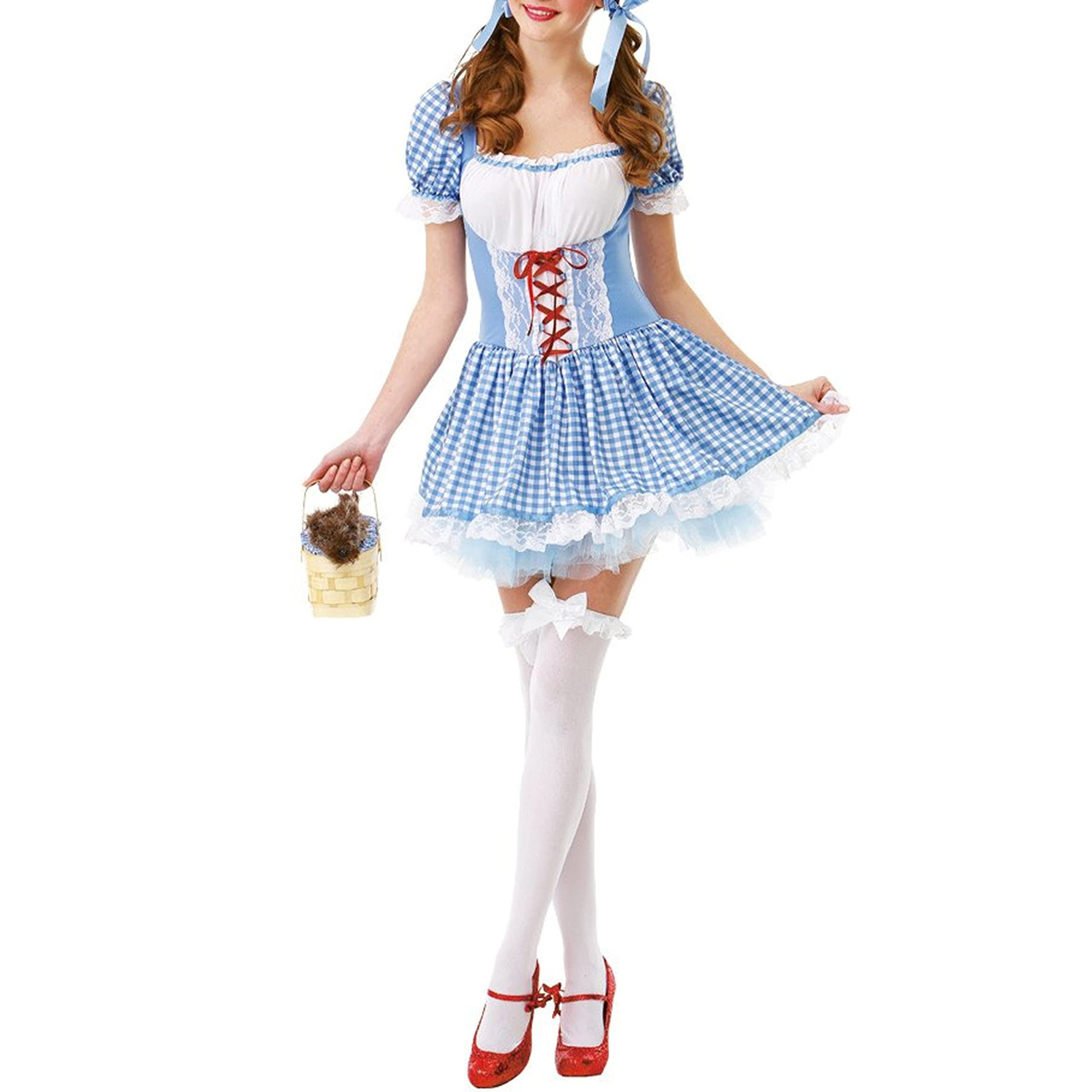 Layered Necklace Set - HEZIOWYUN Women's Y2K Cosplay Costumes Short