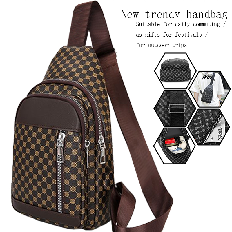 Women Accessories Pouch - Neutral Style Functional Chest Bag for