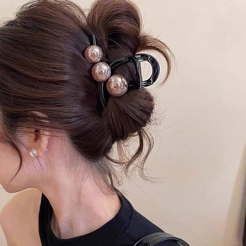 Korean Pearl Cross Hair Claws  - đánh giá và giá Hair Claw Clip Set