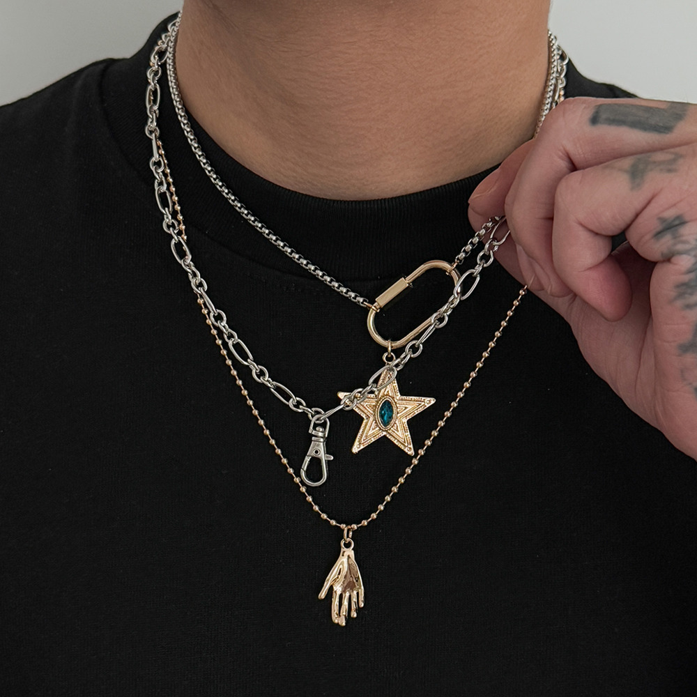 Ingemark 3 Pcs/Set Punk Star P - đánh giá và giá Layered Necklace Set