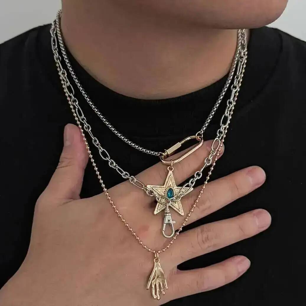Ingemark 3 Pcs/Set Punk Star P - đánh giá và giá Layered Necklace Set