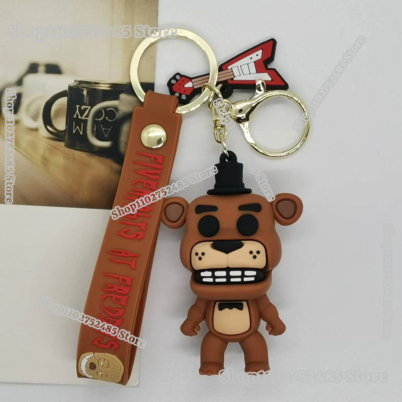 5pcs Cartoon Anime FNAF Figure - đánh giá và giá Women'S Key Accessories