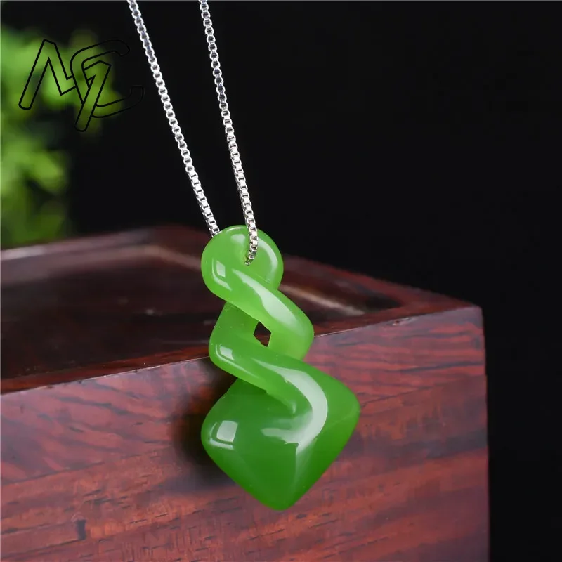 Natural Hetian Jade Green Colo - đánh giá và giá Women Accessories Dropshipping
