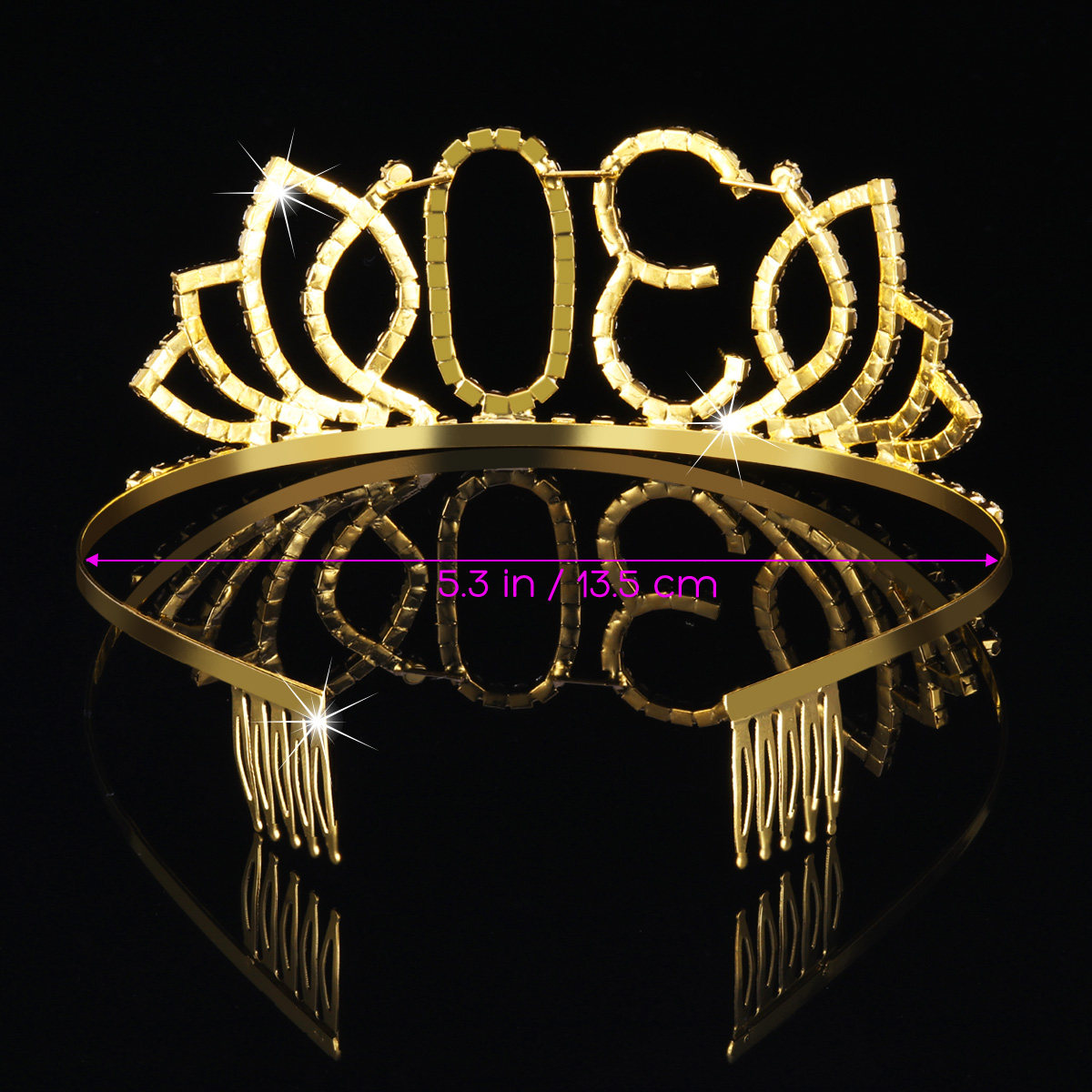 1Pcs Birthday Crown 30Th Birth - đánh giá và giá Queen Accessories