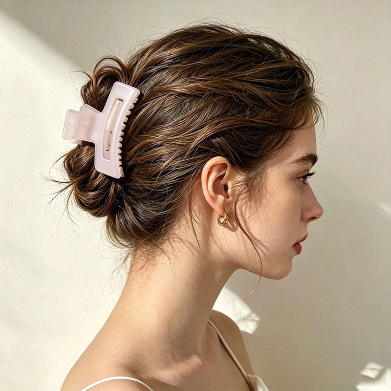 6pcs/set Elegant Transparent F - đánh giá và giá Hair Claw Clip Set