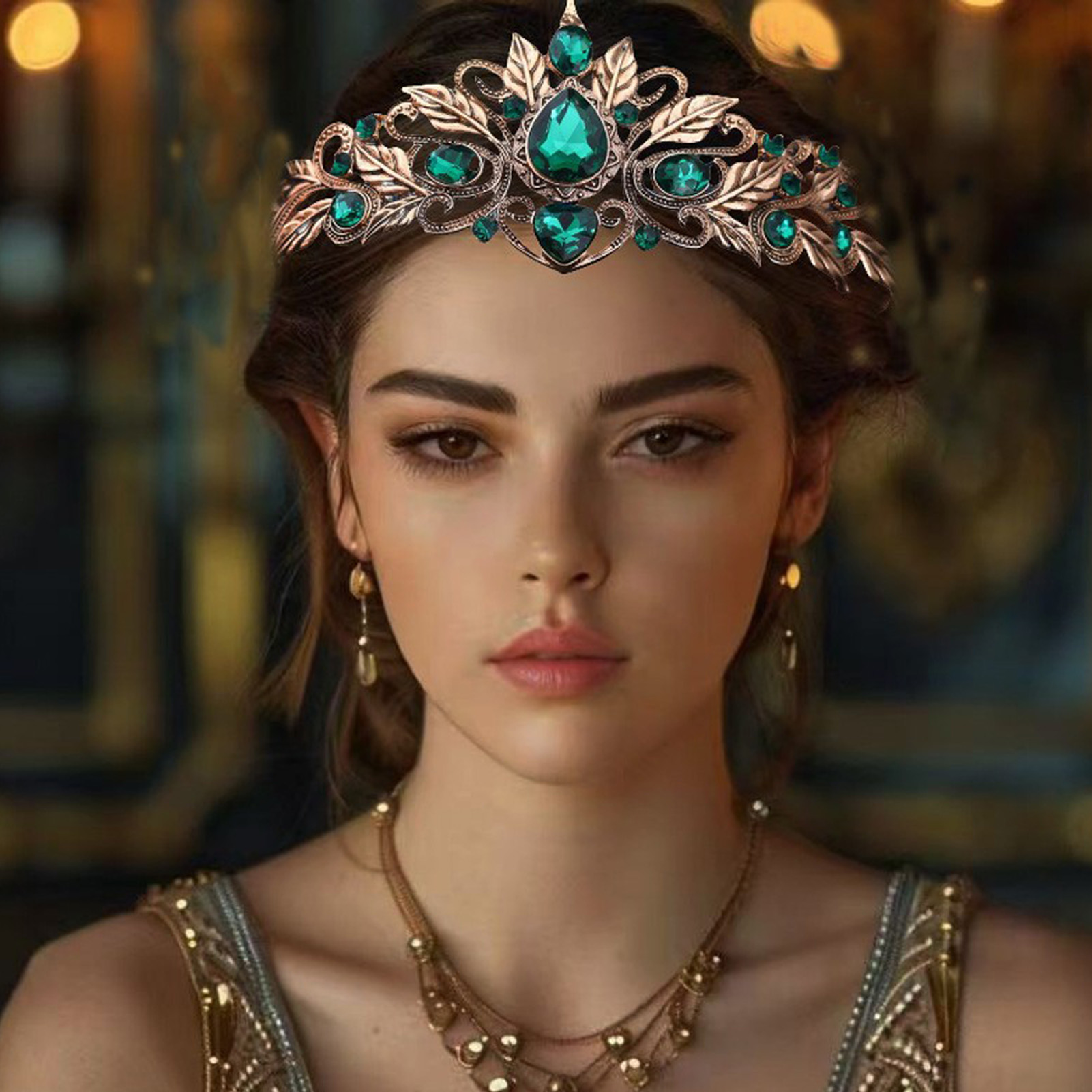 Baroque Style Round Tear Drop  - đánh giá và giá Women Accessories Dropshipping