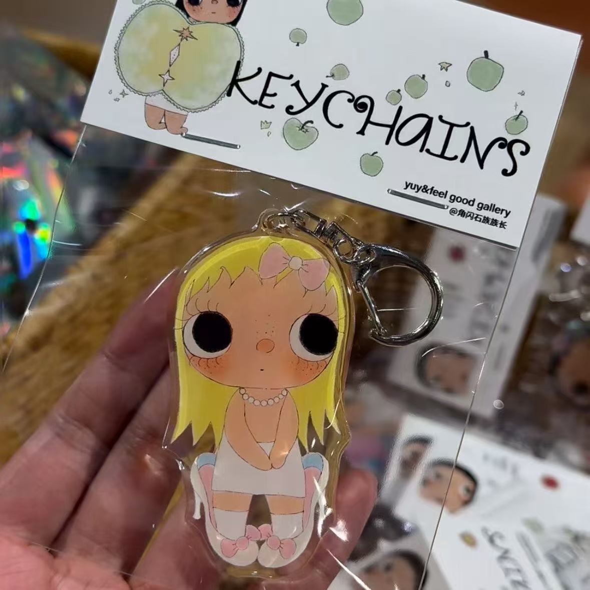 Yuy Is A Girl. Cute Cartoon Gi - đánh giá và giá Women'S Key Accessories
