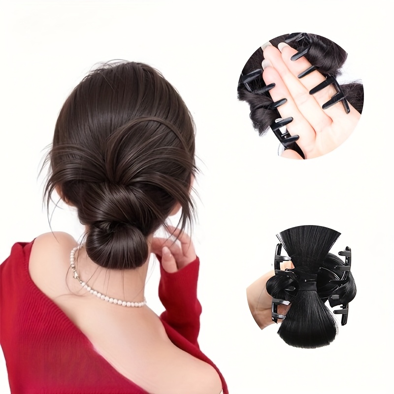 Low Synthetic Bun Ponytail Hai - đánh giá và giá Hair Claw Clip Set