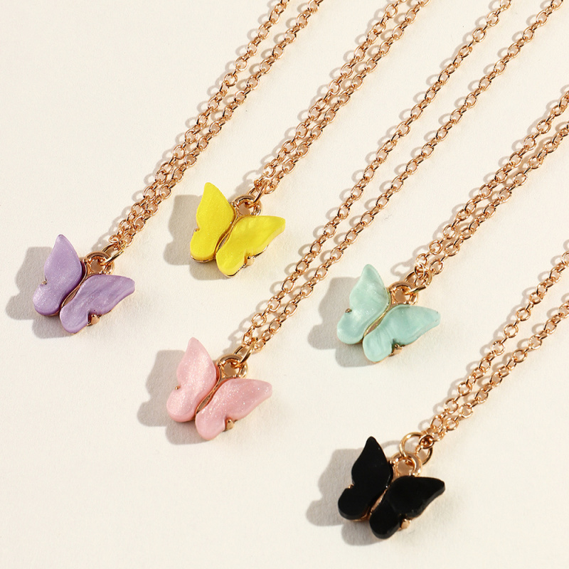 5pcs/set Playful Acrylic Butte - đánh giá và giá Layered Necklace Set