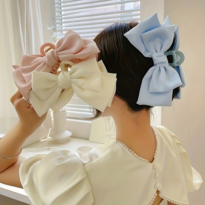 Bow Hair Claws Clip Large Shar - đánh giá và giá Hair Claw Clip Set
