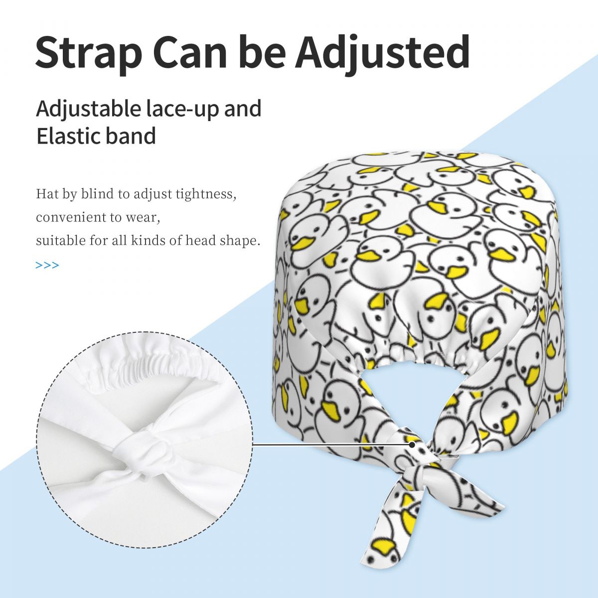 Scrub Caps Duck Seamless Patte - đánh giá và giá Women Accessories Vector