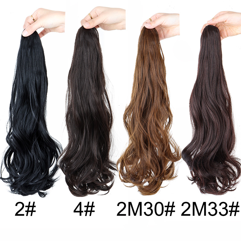 Synthetic Long Curly Ponytail  - đánh giá và giá Hair Claw Clip Set