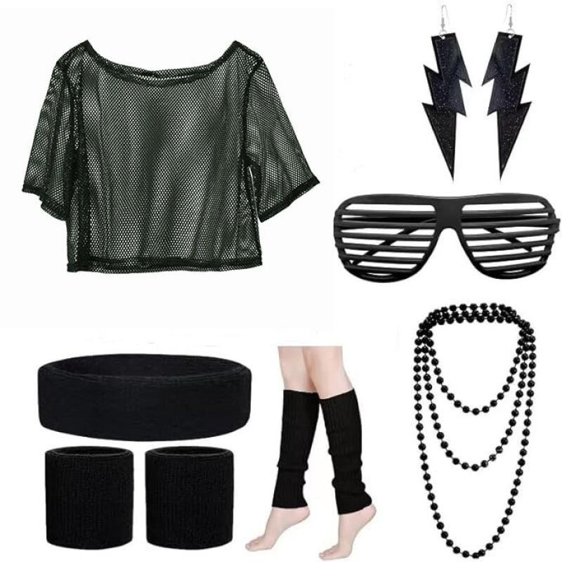 80s Hippie Disco Outfit Set Ne - đánh giá và giá Women'S Vacation Accessories