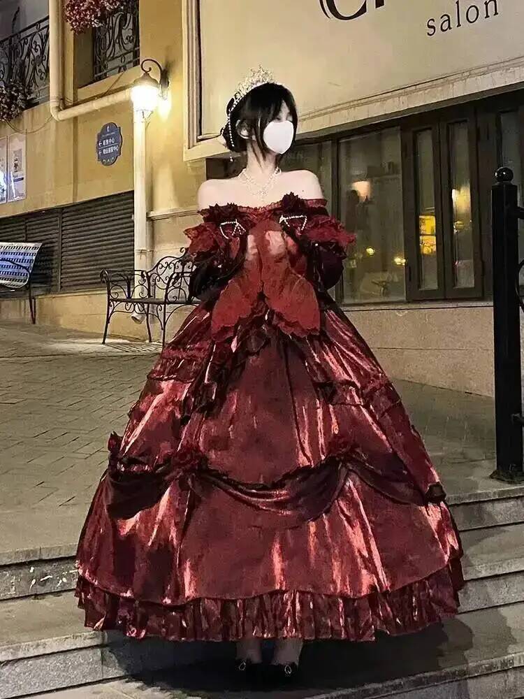 Beauty Princess Dress Red Loli - đánh giá và giá Women'S Vacation Accessories