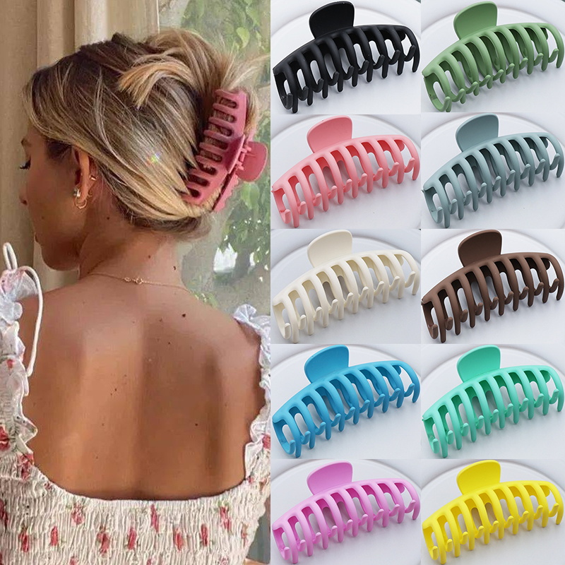 2022 Mới Kích Thước Lớn Vuốt T - đánh giá và giá Hair Claw Clip Set