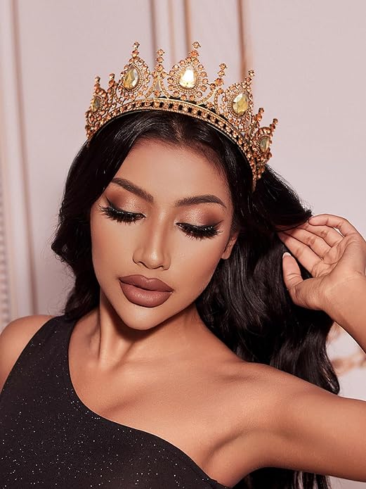 Baroque Queen Green Crown Crys - đánh giá và giá Women Accessories Dropshipping