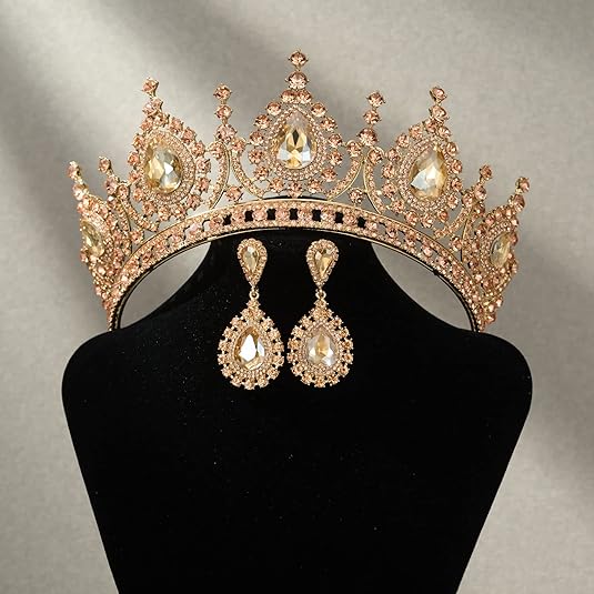 Baroque Queen Green Crown Crys - đánh giá và giá Women Accessories Dropshipping