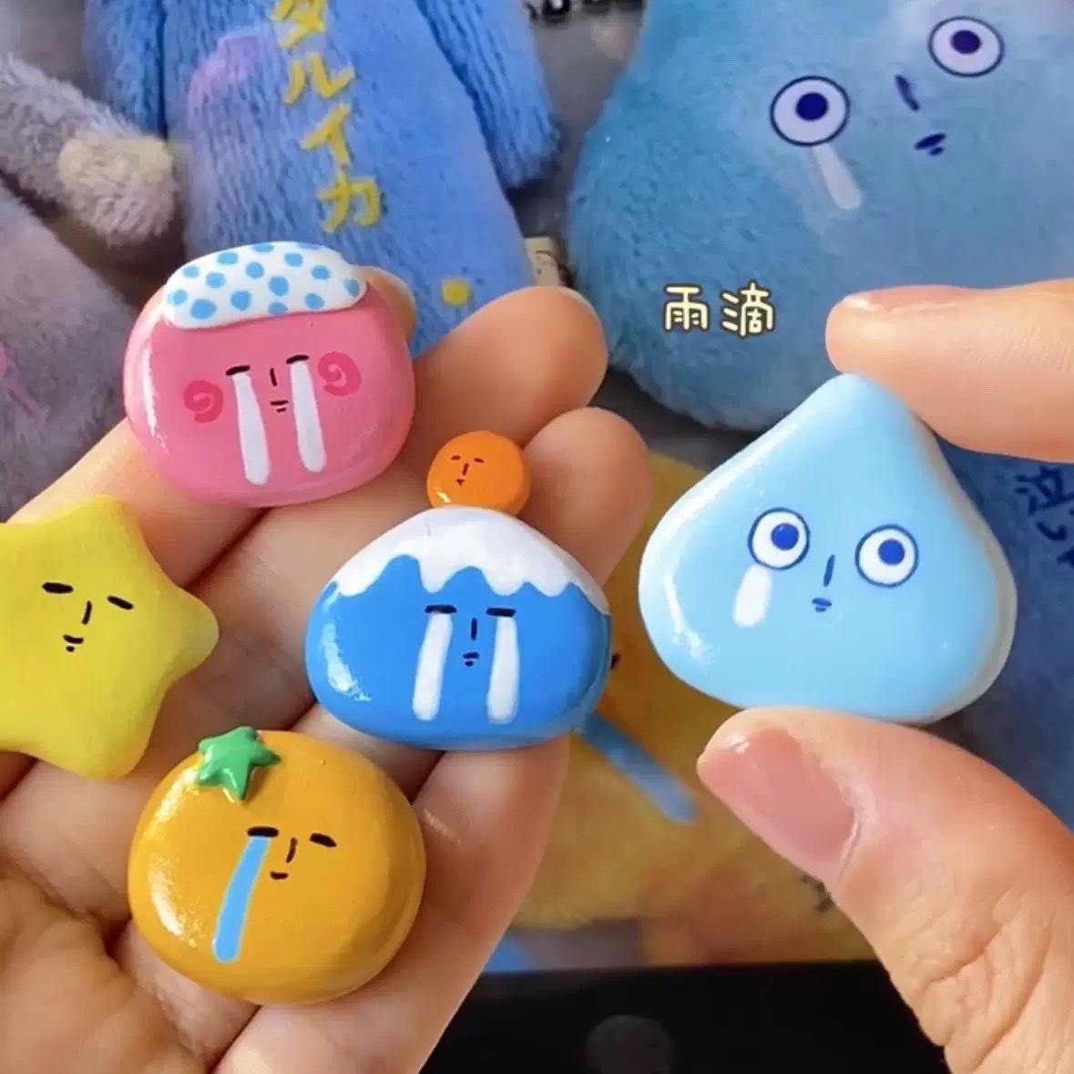 INS Crying Face Hairclips Cart - đánh giá và giá Women Accessories Dropshipping