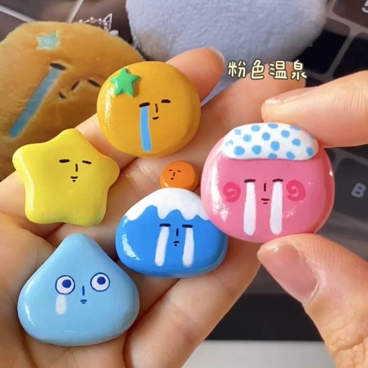 INS Crying Face Hairclips Cart - đánh giá và giá Women Accessories Dropshipping