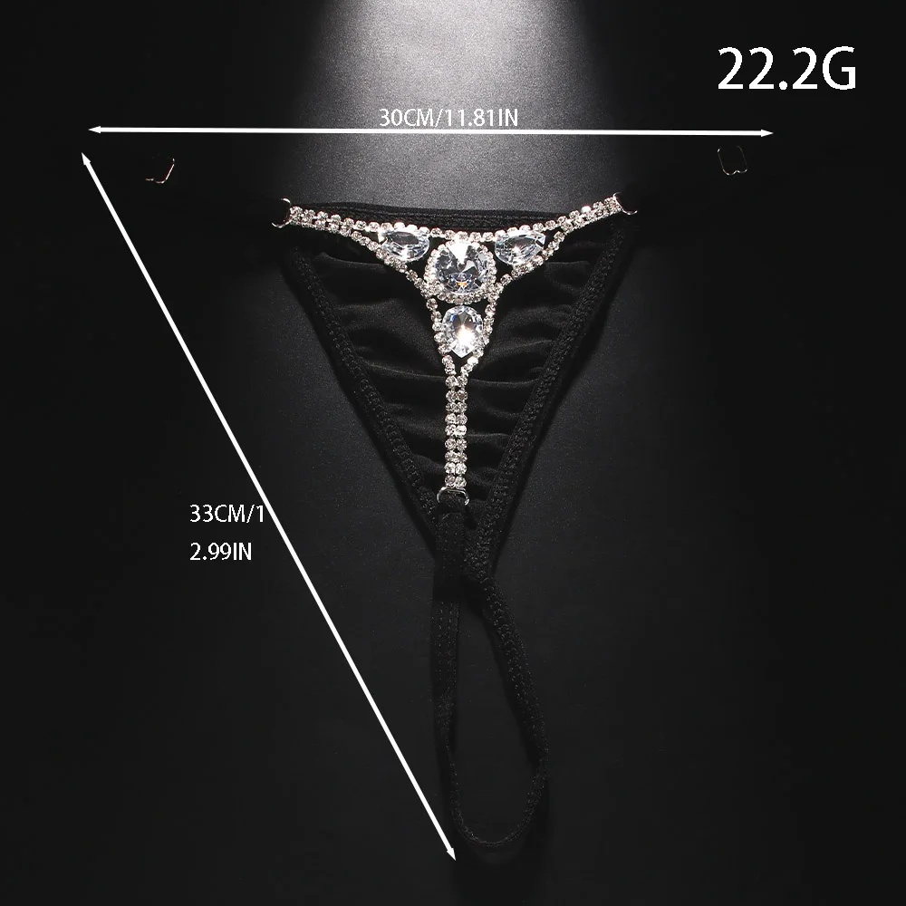 Sexy Round Rhinestone Thong Ad - đánh giá và giá Women Accessories Dropshipping