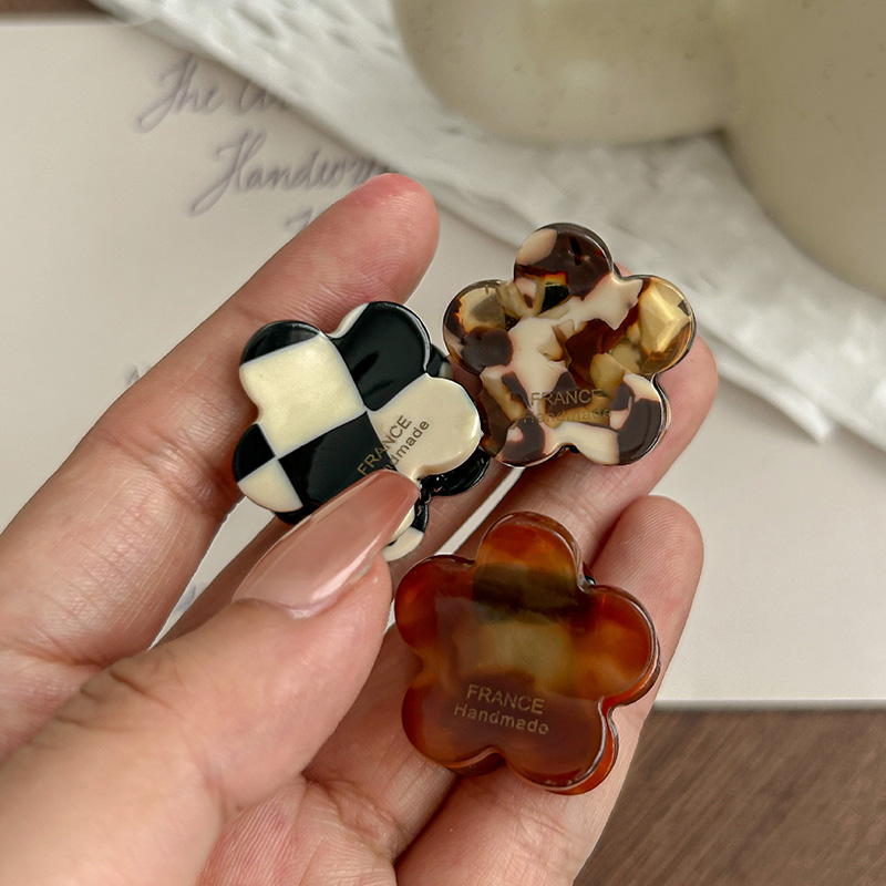 8Pcs/Set Cute Flower Acetate H - đánh giá và giá Hair Claw Clip Set