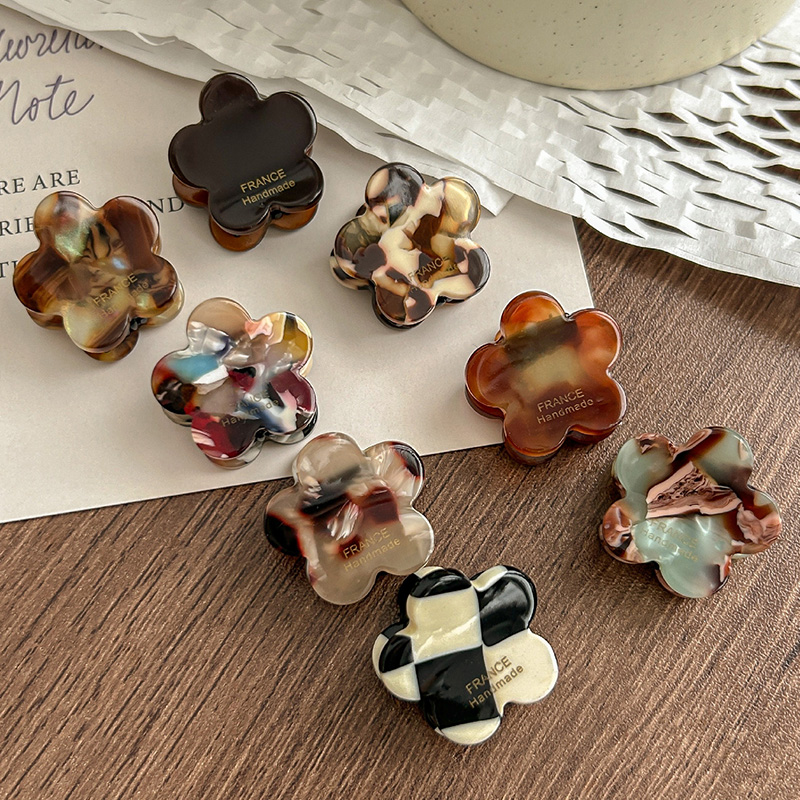 8Pcs/Set Cute Flower Acetate H - đánh giá và giá Hair Claw Clip Set