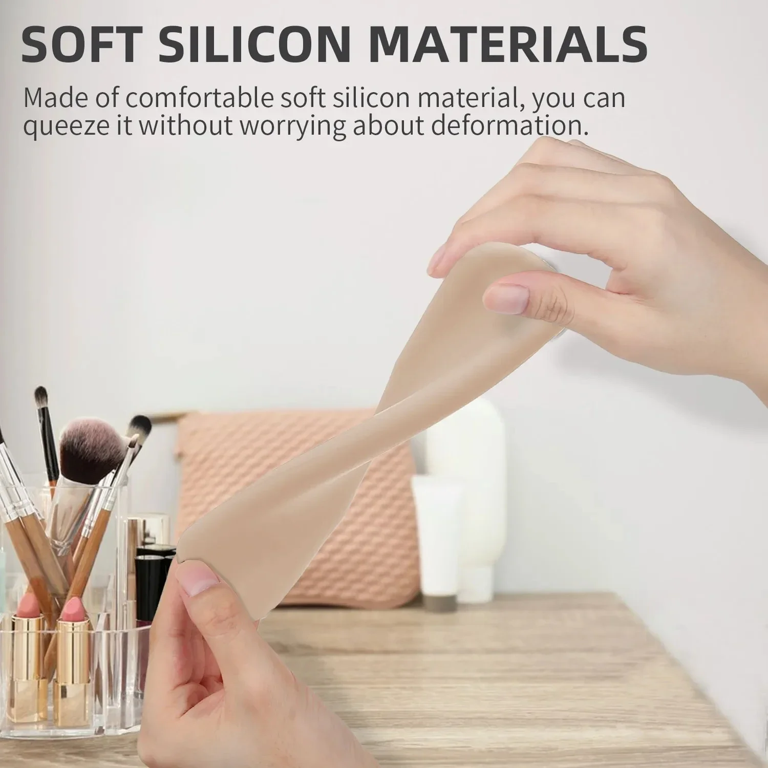 Travel Makeup Brush Holder Sil - đánh giá và giá Women Accessories Pouch