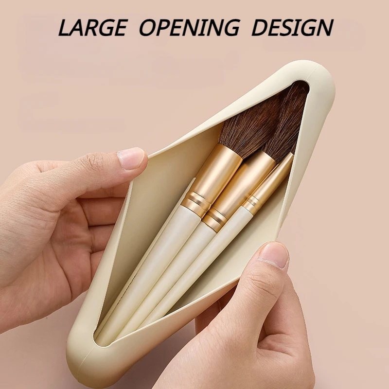 Travel Makeup Brush Holder Sil - đánh giá và giá Women Accessories Pouch