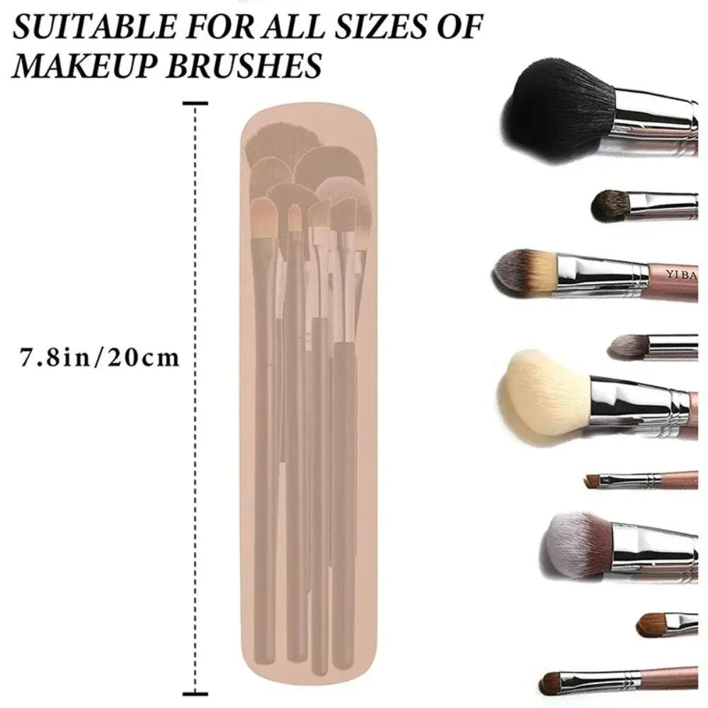 Travel Makeup Brush Holder Sil - đánh giá và giá Women Accessories Pouch
