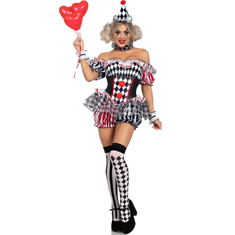 Women Clown Cosplay Costume Ci - đánh giá và giá Women'S Vacation Accessories