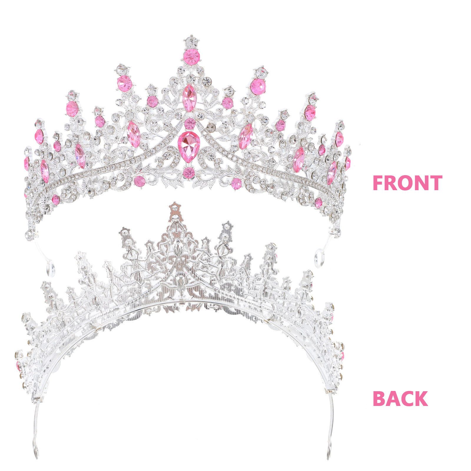 Rhinestone Crown Hairband Eleg - đánh giá và giá Queen Accessories